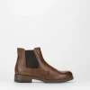 stivaletto tacco 2 cm cuoio