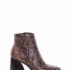 stivaletto tacco 5 cm cuoio