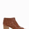 stivaletto tacco 5 cm cuoio