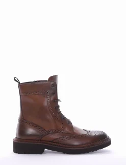 stivaletto tacco 2 cm cuoio