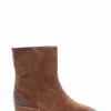 stivaletto tacco 5 cm cuoio