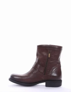 stivaletto tacco 2 cm cuoio