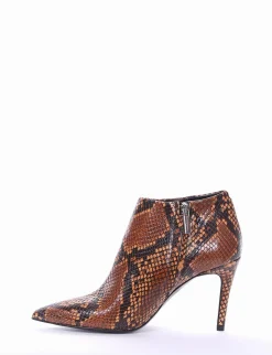 stivaletto tacco 8 cm cuoio