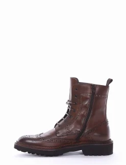 stivaletto tacco 2 cm cuoio