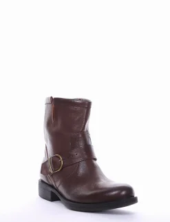 stivaletto tacco 2 cm cuoio