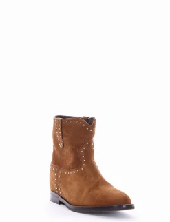 stivaletto tacco 2 cm cuoio