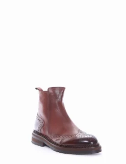 stivaletto tacco 2 cm cuoio