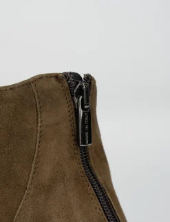 stivaletto tacco 5 cm cuoio