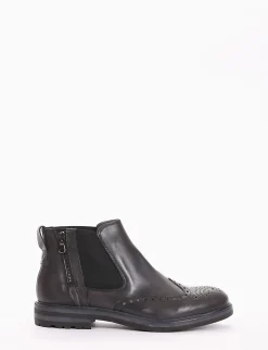 stivaletto tacco 2 cm grigio