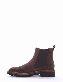stivaletto tacco 2 cm grigio