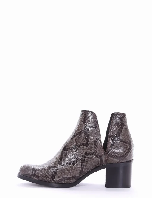 stivaletto tacco 5 cm grigio