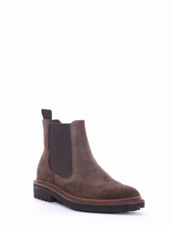 stivaletto tacco 2 cm grigio