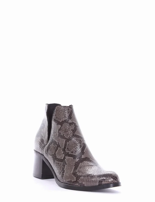 stivaletto tacco 5 cm grigio