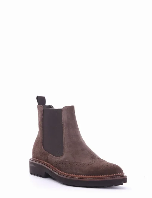 stivaletto tacco 2 cm grigio