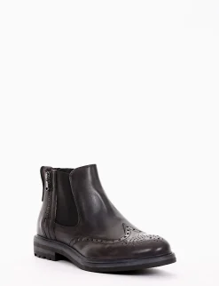 stivaletto tacco 2 cm grigio
