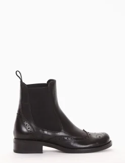 stivaletto tacco 3 cm nero