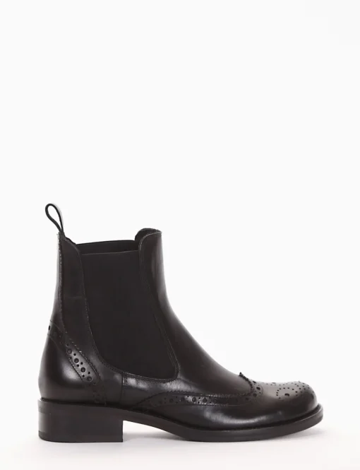 stivaletto tacco 3 cm nero