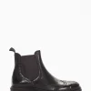 stivaletto tacco 2 cm nero