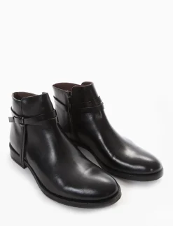 Stivaletto tacco 2 cm nero