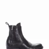 stivaletto tacco 2 cm nero