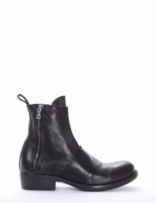 stivaletto tacco 2 cm nero