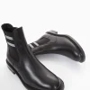 stivaletto tacco 2 cm nero