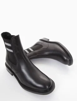 stivaletto tacco 2 cm nero