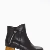 stivaletto tacco 4 cm nero