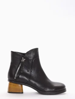 stivaletto tacco 4 cm nero