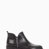 stivaletto tacco 3 cm nero
