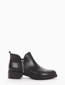 stivaletto tacco 3 cm nero