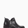 stivaletto tacco 3 cm nero