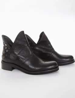 stivaletto tacco 3 cm nero