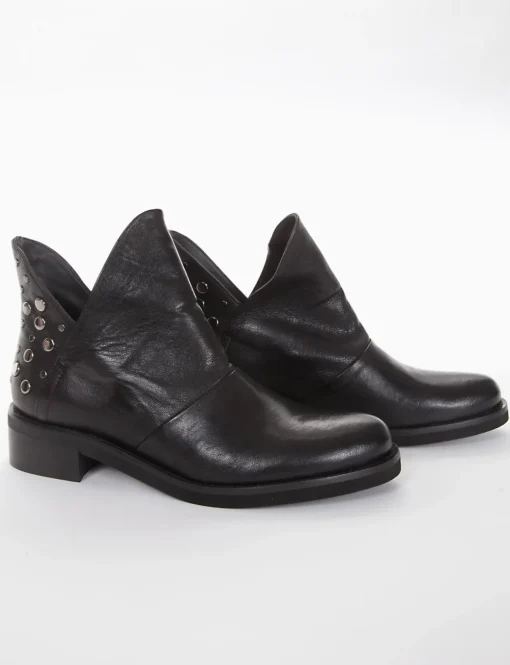 stivaletto tacco 3 cm nero