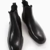 stivaletto tacco 2 cm nero
