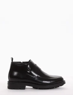 stivaletto tacco 2 cm nero