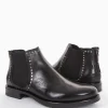 stivaletto tacco 2 cm nero