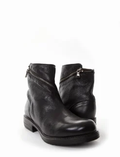 stivaletto tacco 2 cm nero