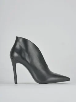 Stivaletto tacco 10 cm nero pelle