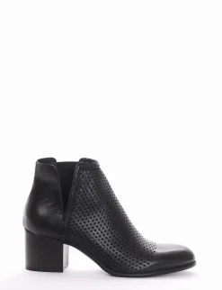 stivaletto tacco 5 cm nero