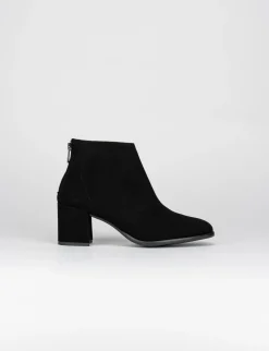 stivaletto tacco 5 cm nero