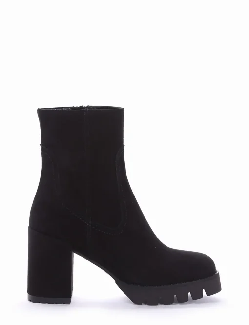 stivaletto tacco 7 cm nero