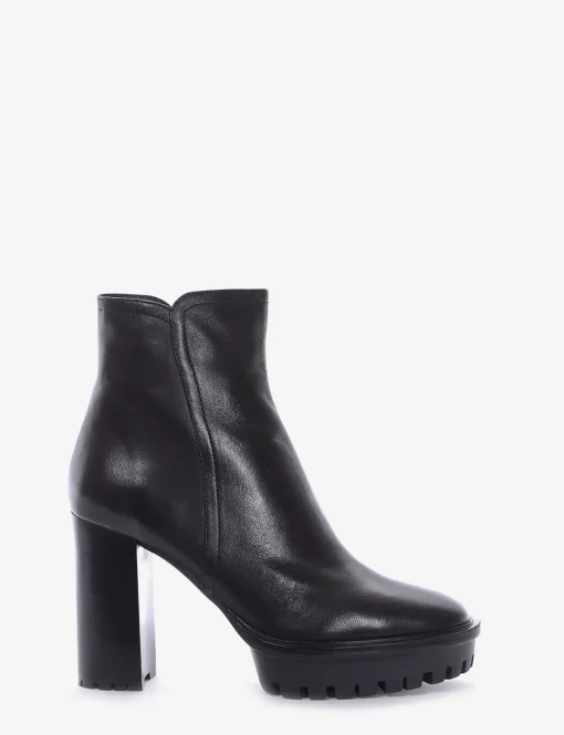 stivaletto tacco 10 cm nero