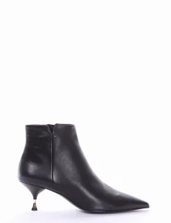 stivaletto tacco 6 cm nero