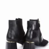 stivaletto tacco 5 cm nero