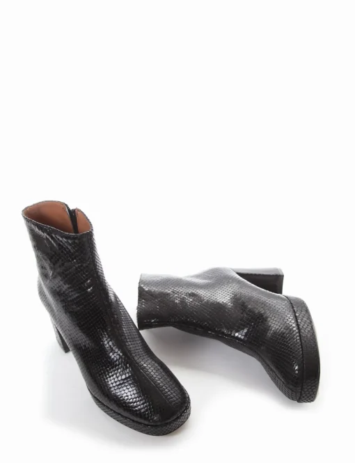 stivaletto tacco 8 cm nero