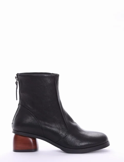 stivaletto tacco 5 cm nero
