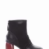 stivaletto tacco 5 cm nero