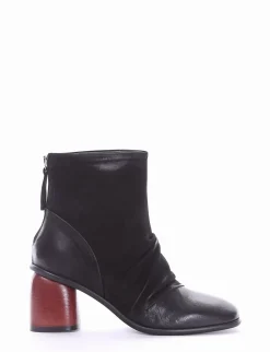 stivaletto tacco 5 cm nero