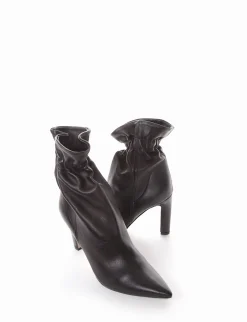 stivaletto tacco 10 cm nero